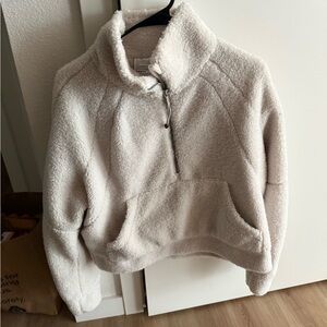 Cozy Cream Sherpa Pullover